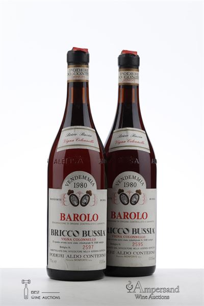 BAROLO BRICCO BUSSIA VIGNA COLONNELLO 1980 - Conterno Aldo - 2 Bottles