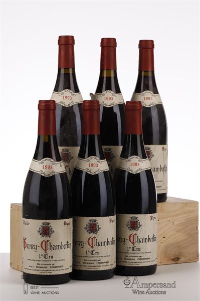 GEVREY CHAMBERTIN 1 ER CRU VIEILLE VIGNE 1993 - Fourrier - 6 Bottles