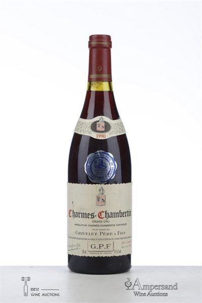 CHARMES CHAMBERTIN 1990 - Grivelet - 1 Bottle