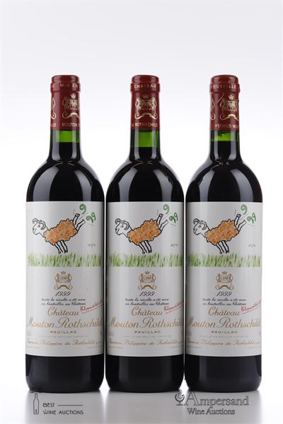 MOUTON ROTHSCHILD 1999 - Mc - 3 Bottles