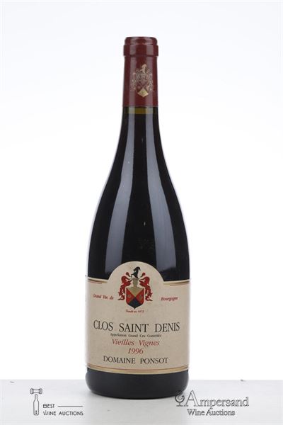 CLOS ST DENIS CUVEE VIEILLES VIGNES 1996 - Ponsot - 1 Bottle