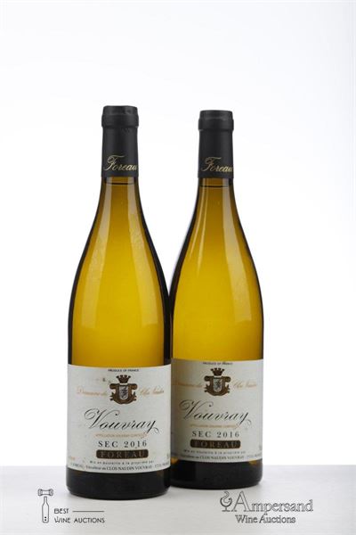 VOUVRAY SEC DOMAINE DU CLOS NAUDIN 2016 - Philippe Foreau - 2 Bottles