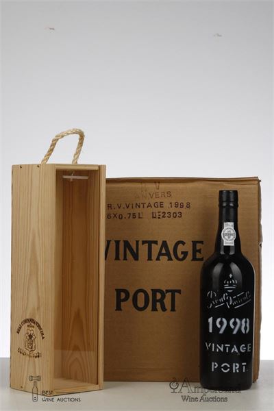 REAL COMPANHIA VELHA VINTAGE PORT 1998 - Real Companhia Velha - 6 Bottles - Owc 1