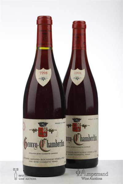 GEVREY CHAMBERTIN 1998 - Armand Rousseau - 2 Bottles