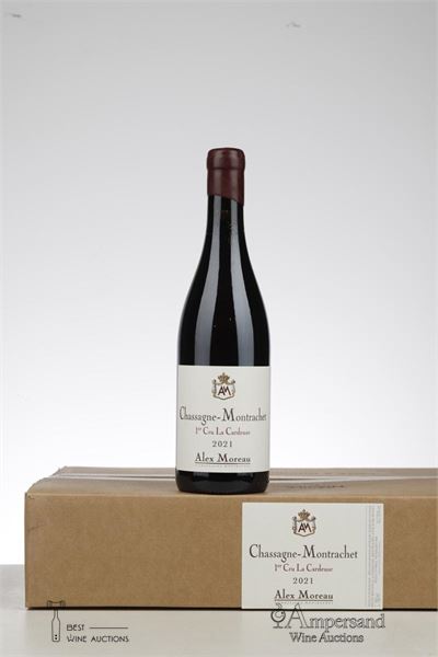 CHASSAGNE MONTRACHET ROUGE LA CARDEUSE 2021 - Alex Moreau - 6 Bottles - Oc 6