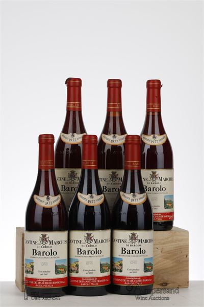 BAROLO 1977 - Marchesi di Barolo - 6 Bottles