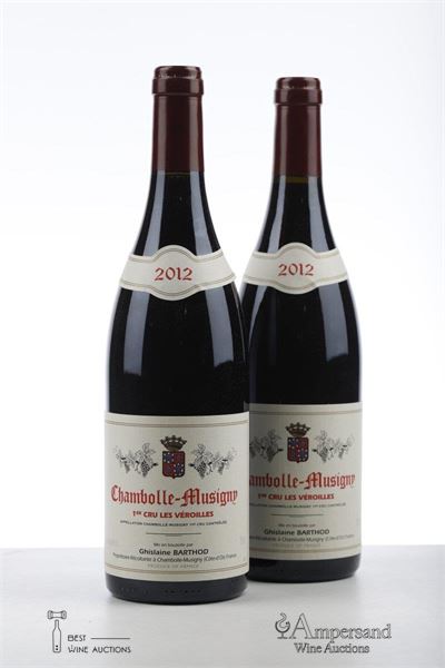 CHAMBOLLE MUSIGNY LES VEROILLES 2012 - Ghislaine Barthod - 2 Bottles