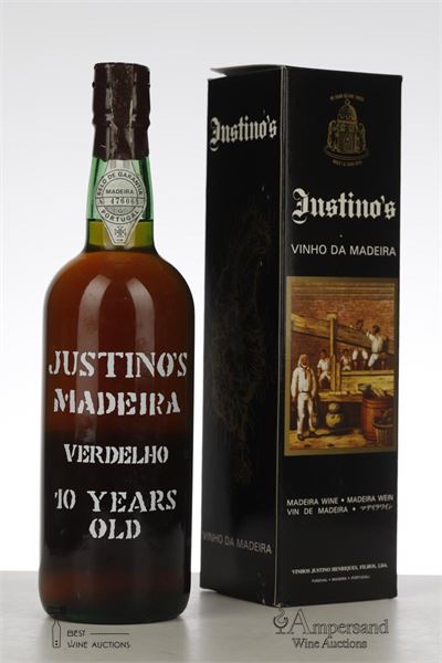 JUSTINO'S 10 YEAR OLD VERDELHO MADEIRA NV - Justino's - 1 Bottle - Oc 1
