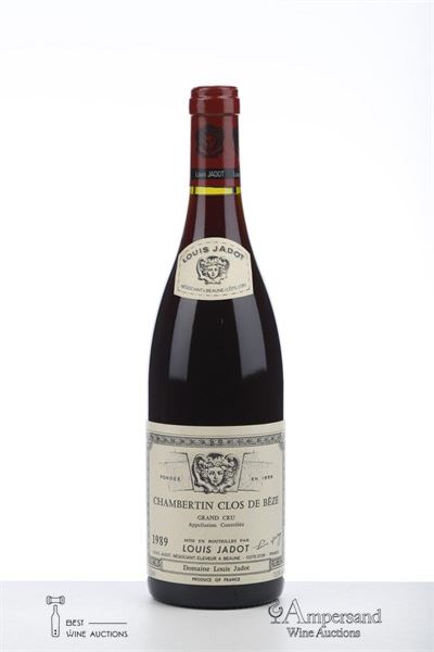 CHAMBERTIN CLOS DE BEZE 1989 - Louis Jadot - 1 Bottle