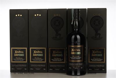 ARDBEG AURIVERDES  - Alc 49,9% - 5 Bottles - Oc 1