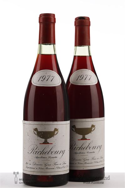 RICHEBOURG 1977 - Gros F&S - 2 Bottles