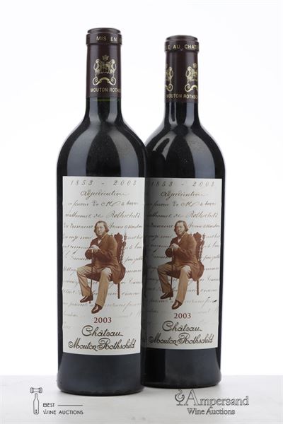 MOUTON ROTHSCHILD 2003 - Mc - 2 Bottles