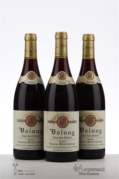 VOLNAY CLOS DES CHENES 2005 - Michel Lafarge - 3 Bottles
