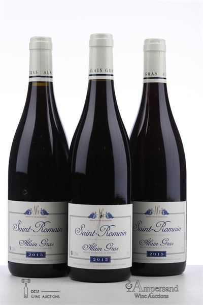 SAINT ROMAIN 2015 - Alain Gras - 3 Bottles
