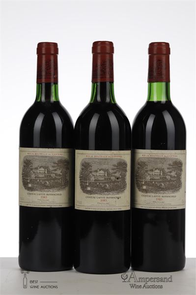 LAFITE ROTHSCHILD 1983 - Mc - 3 Bottles