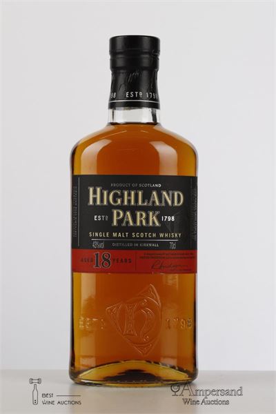 HIGHLAND PARK 18 Y  - Alc 43% 1 Bottle