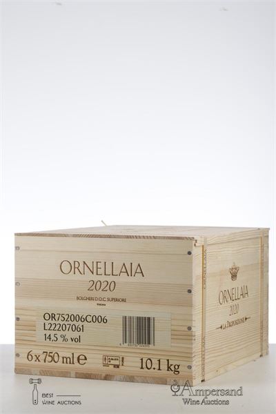 ORNELLAIA 2020 - Tenuta dell'Ornellaia - 6 Bottles - Owc 6