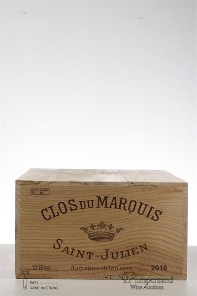 CLOS DU MARQUIS 2016 - Mc - 12 Bottles - Owc 12