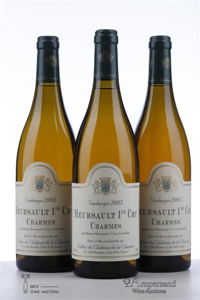 MEURSAULT CHARMES 2005 - Le Cellier du Chateau - 3 Bottles