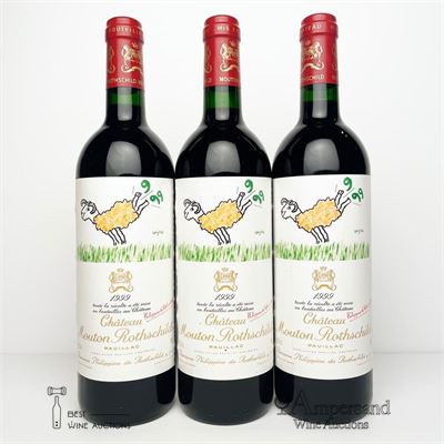 MOUTON ROTHSCHILD 1999 - Mc - 3 Bottles