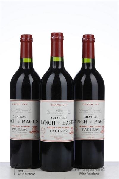 LYNCH BAGES 1995 - Mc - 3 Bottles