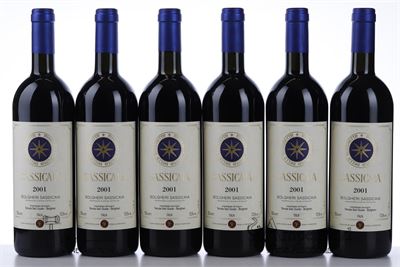 SASSICAIA 2001 - Tenuta San Guido - 12 Bottles - Owc 12