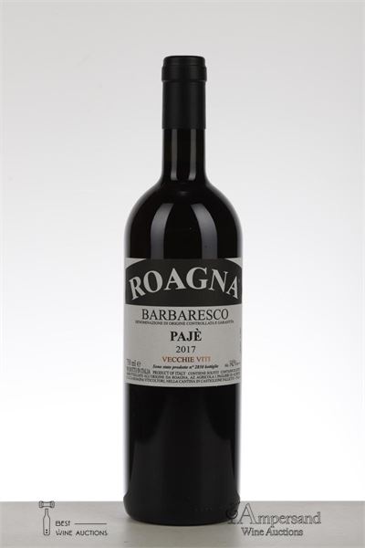 BARBARESCO PAJE VECCHIE VITI 2017 - Roagna - 1 Bottle