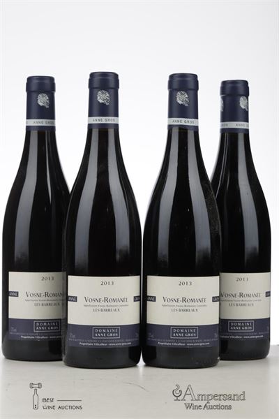 VOSNE ROMANEE LES BARREAUX 2013 - Anne Gros - 4 Bottles
