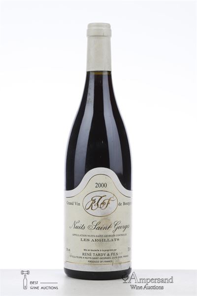 NUITS ST GEORGES LES ARGILLATS 2000 - Rene Tardy - 1 Bottle