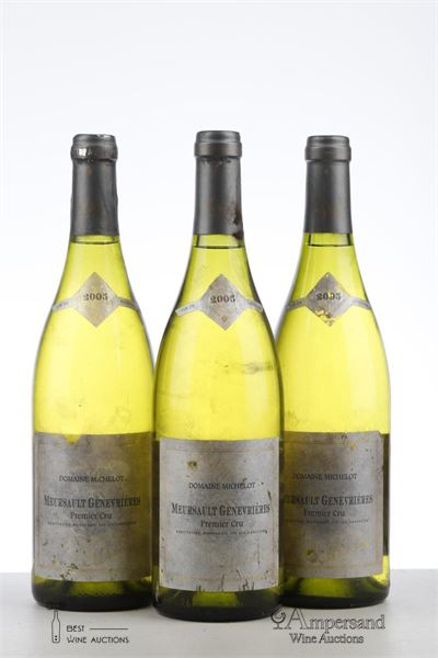 MEURSAULT GENEVRIERES 2005 - Michelot - 3 Bottles