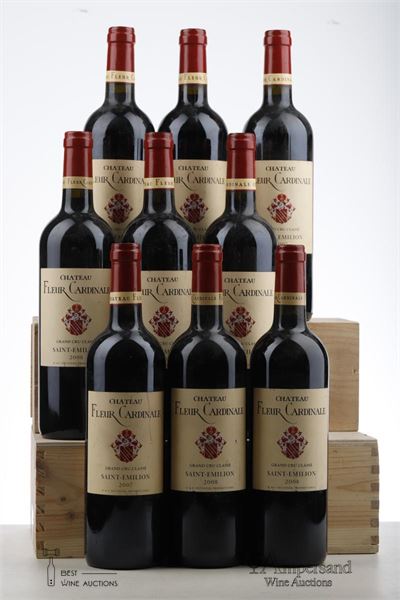 FLEUR CARDINALE 6*2007 + 3*2008 - Mc - 9 Bottles