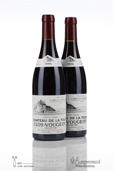 CLOS VOUGEOT VIEILLES VIGNES 2006 - Chateau de La Tour - 2 Bottles