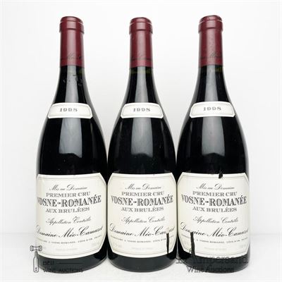 VOSNE ROMANEE AUX BRULEES 1998 - Meo Camuzet - 3 Bottles