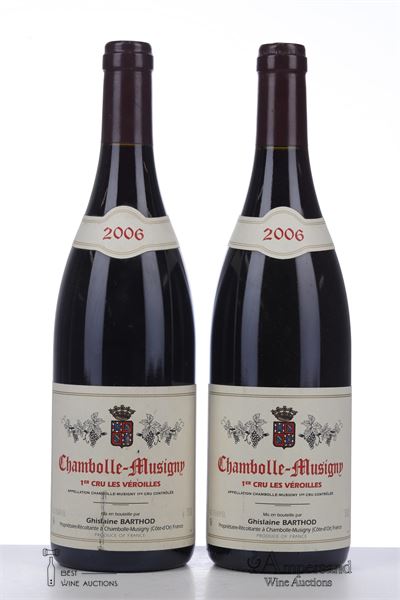 CHAMBOLLE MUSIGNY LES VEROILLES 2006 - Ghislaine Barthod - 2 Bottles