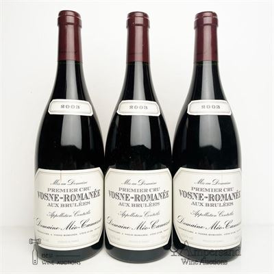VOSNE ROMANEE AUX BRULEES 2003 - Meo Camuzet - 3 Bottles