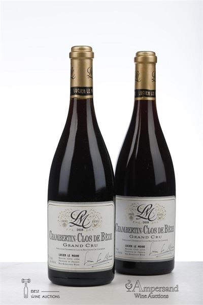 CHAMBERTIN CLOS DE BEZE 2018 - Lucien Le Moine - 2 Bottles