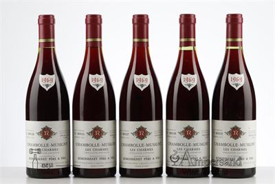 CHAMBOLLE MUSIGNY LES CHARMES 1969 - Remoissenet Pere et Fils - 10 Bottles - Oc 12
