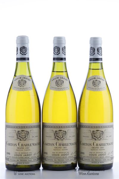 CORTON CHARLEMAGNE 1990 - Louis Jadot - 3 Bottles