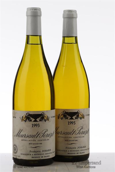 MEURSAULT PORUZOT 1993 - Francois Jobard - 2 Bottles