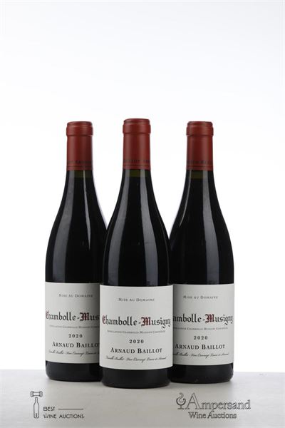 CHAMBOLLE MUSIGNY 2020 - Arnaud Baillot - 3 Bottles