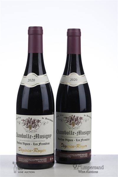 CHAMBOLLE MUSIGNY LES FERMIERES VIEILLES VIGNES 2020 - Digioia Royer - 2 Bottles