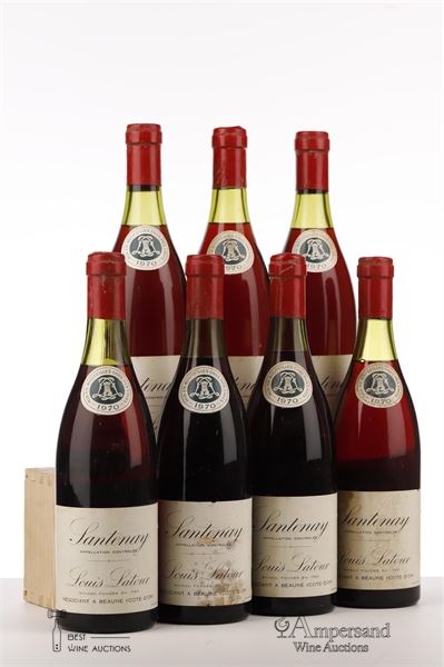 SANTENAY 1970 - Louis Latour - 7 Bottles