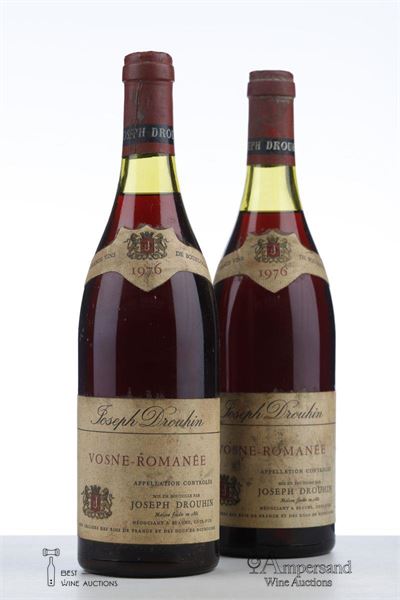VOSNE ROMANEE 1976 - Joseph Drouhin - 2 Bottles
