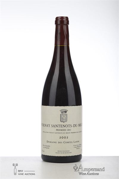 VOLNAY SANTENOTS DU MILIEU 2002 - Comtes Lafon - 1 Bottle