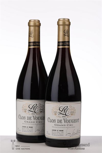 CLOS DE VOUGEOT 2016 - Lucien le Moine - 2 Bottles