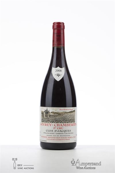GEVREY CHAMBERTIN CLOS ST JACQUES 2008 - Armand Rousseau - 1 Bottle