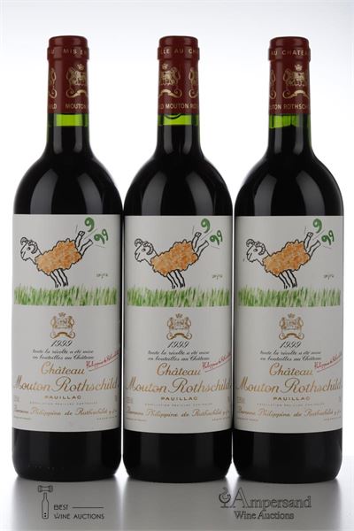 MOUTON ROTHSCHILD 1999 - 3 Bottles