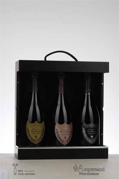 COLLECTION BOX DOM PERIGNON (2000 DP + 1998 DP ROSE + 1995 DP OENOTHEQUE) NV - Moet et Chandon - 1 Bottle - Giftbox - Very slightly scuffed