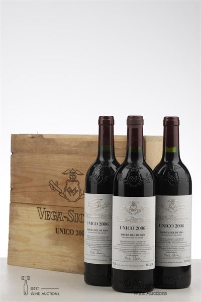 VEGA SICILIA UNICO 2006 - Vega Sicilia - 3 Bottles - Owc 3