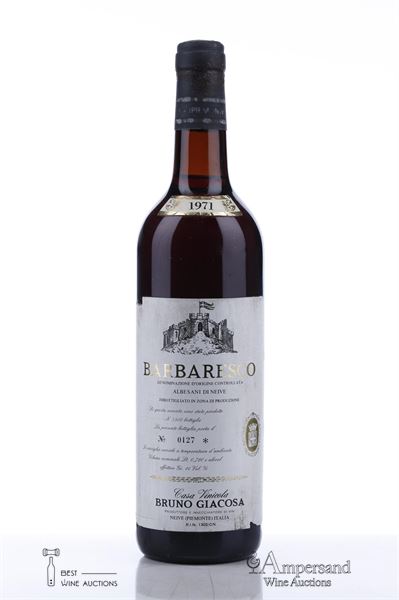 BARBARESCO ALBESANI DI NEIVE 1971 - Bruno Giacosa  - 1 Bottle